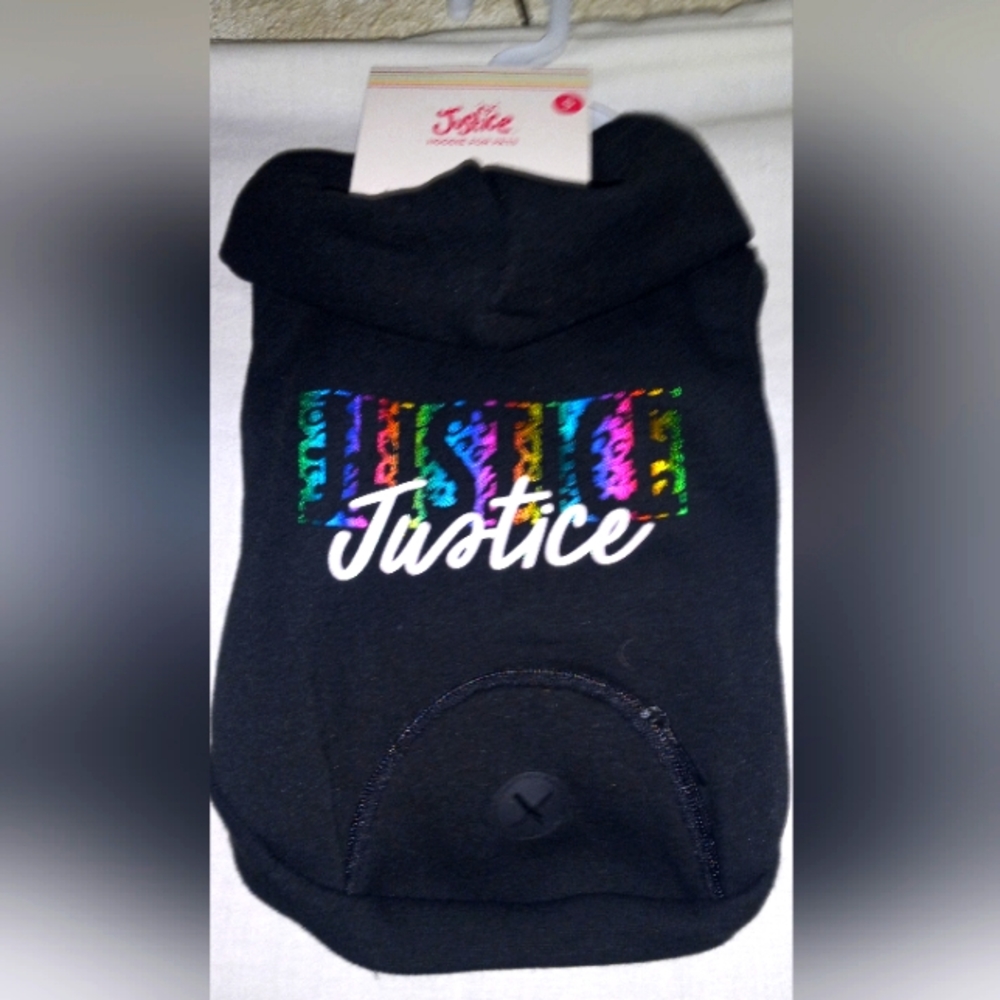 Pet Dog Hoodie Sweater - Black - Size Small - New